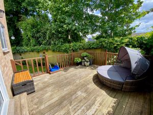 DECKED AREA WITH ACCESS TO THE GARDEN- click for photo gallery